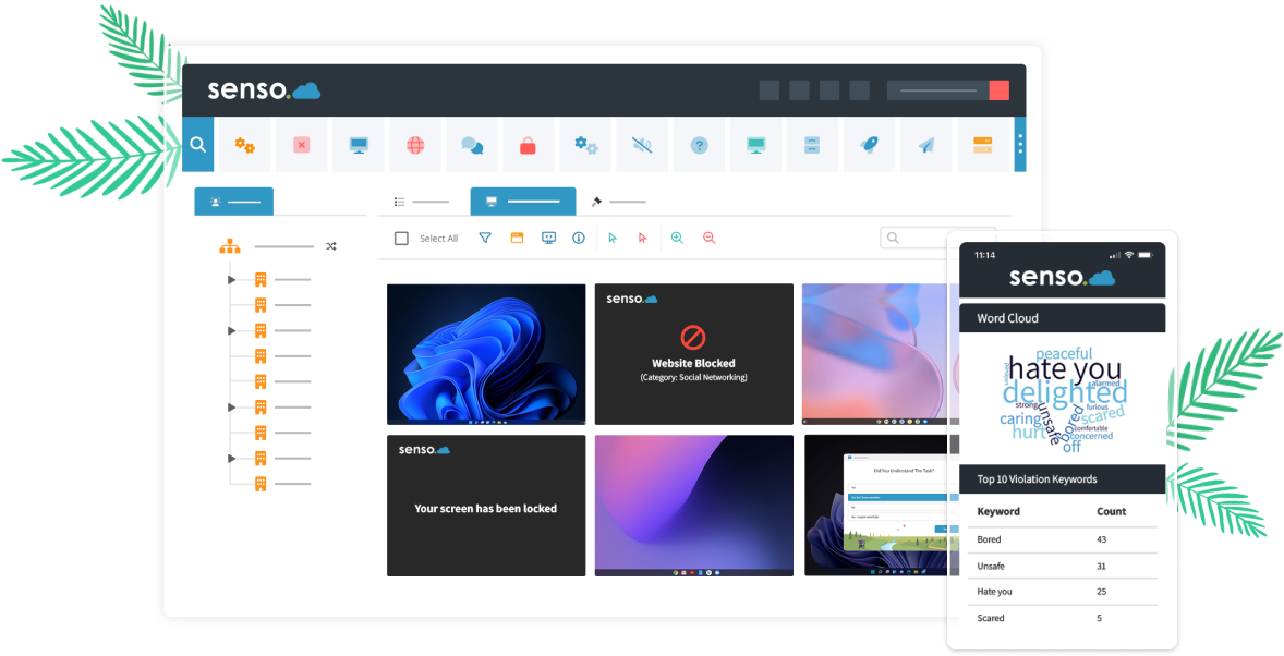 Client portal interface