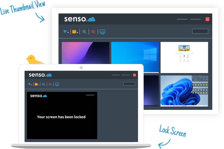 Lock Screen and Thumbnail view features
